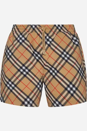 Burberry Check print swim shorts