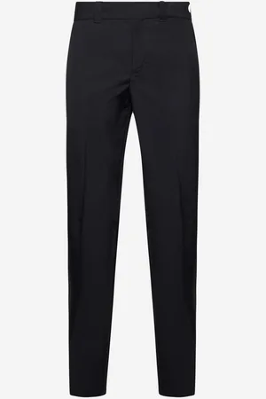 Prada Black wool blend tailored trousers