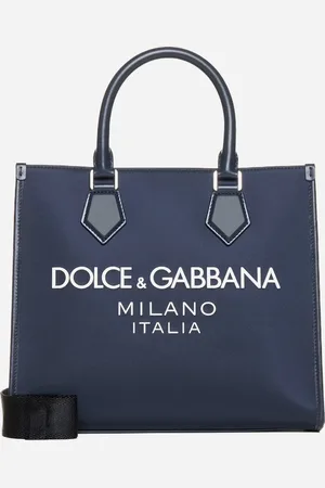 Dolce & Gabbana Logo canvas shopping bag