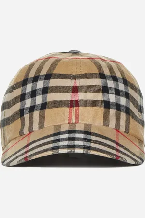 Burberry Check cotton baseball cap