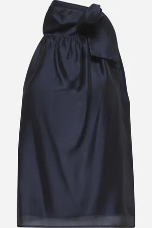 BLANCA Blue muslin Tundra top