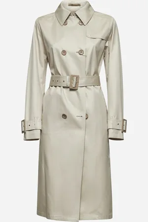 HERNO Beige Delon double-breasted trench coat