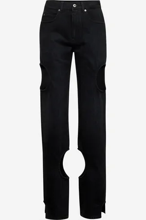 OFF-WHITE Black denim Meteor jeans