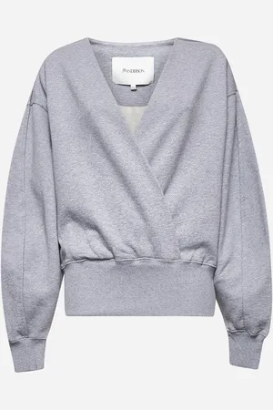 J.W.Anderson Grey cotton wrap sweatshirt