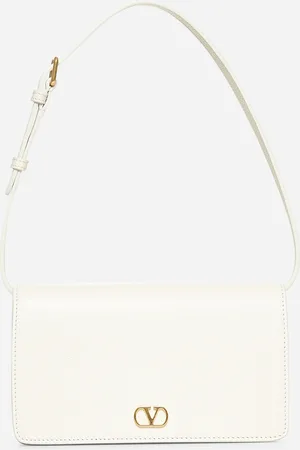 VALENTINO GARAVANI Ivory Vlogo Signature mini shoulder bag