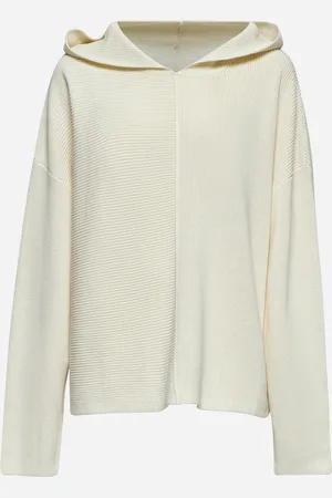 STUDIO NICHOLSON Ivory Pocono hooded sweater