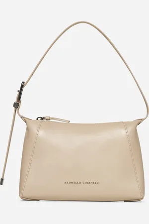 Brunello Cucinelli Beige Shoulder BC Duo bag