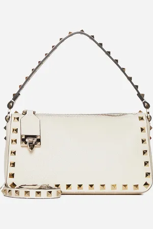 VALENTINO GARAVANI Ivory Rockstud small crossbody bag