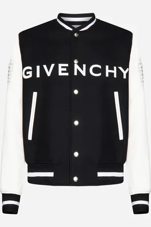 Givenchy Wool and leather varsity jacket
