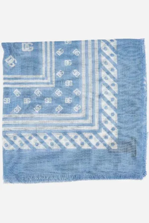 Dolce & Gabbana DG cashmere and silk scarf