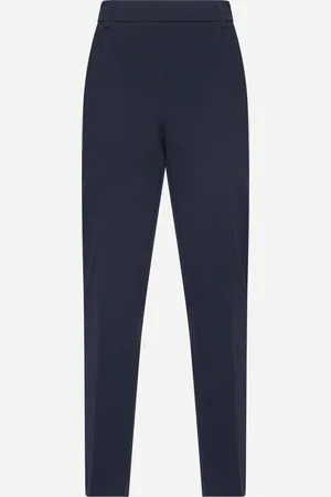 BLANCA Blue Pelago slim tailored trousers