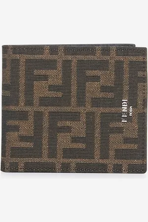 Fendi FF fabric bifold wallet