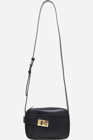 Salvatore Ferragamo S camera case leather bag