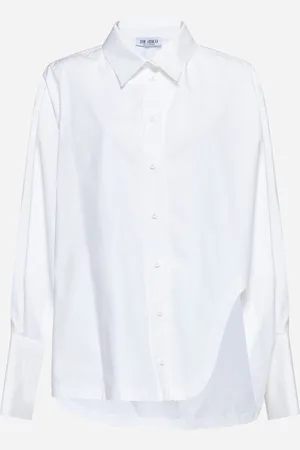 The Attico White parachute popeline 