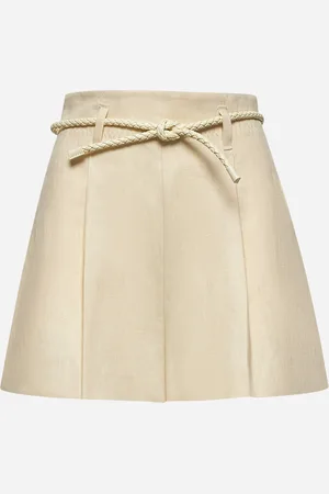 ZIMMERMANN Yellow linen Illuminate shorts