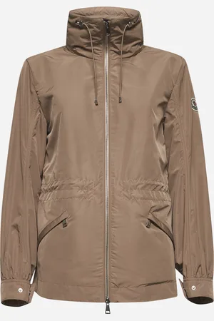 Moncler Beige Enet hooded parka jacket