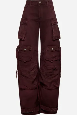 The Attico Burgundy denim 