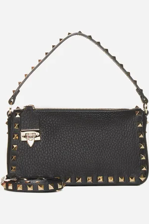 VALENTINO GARAVANI Black Rockstud small crossbody bag
