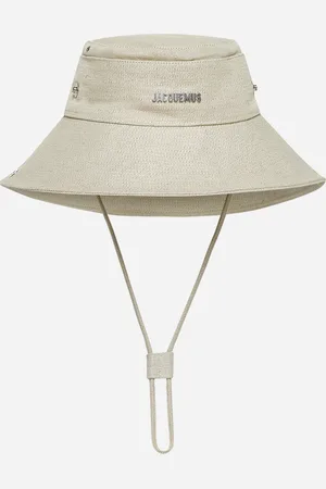 Jacquemus Beige The de-Nîmes denim bucket hat