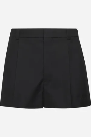 Gucci Black wool twill shorts