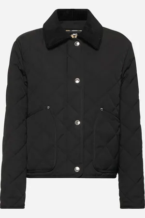 Burberry Black nylon quilted jacket