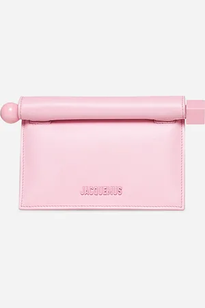 Jacquemus Pink The small Rond Carré clutch bag