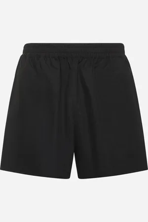 STUDIO NICHOLSON Black cotton and nylon Elio shorts