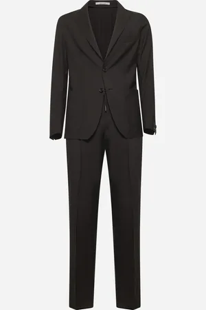 TAGLIATORE Brown virgin wool Montecarlo single-breasted suit
