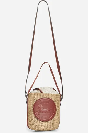 Chloé Beige Horse Medal small basket bag