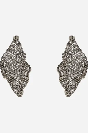 Brunello Cucinelli Silver Sculptured earrings