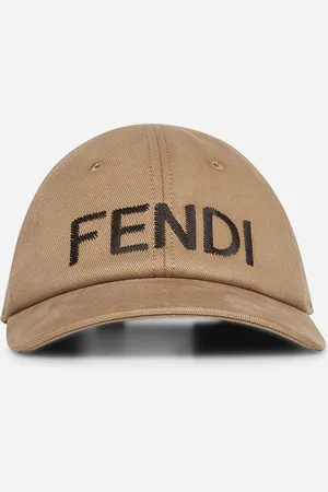 Fendi Beige cotton canvas baseball cap