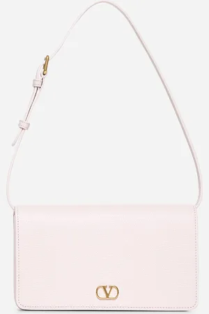 VALENTINO GARAVANI Rose quartz Vlogo Signature mini shoulder bag