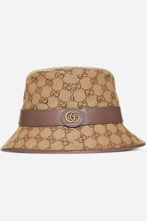 Gucci GG fabric fedora hat