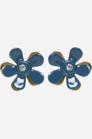 Marni Blue Flower Pop earrings