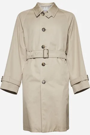 Burberry Beige gabardine long car coat