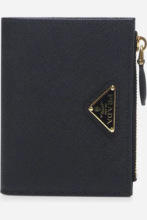 Prada Black Saffiano small wallet