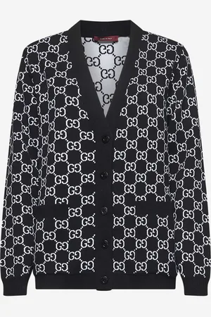 Gucci GG wool jacquard reversible cardigan