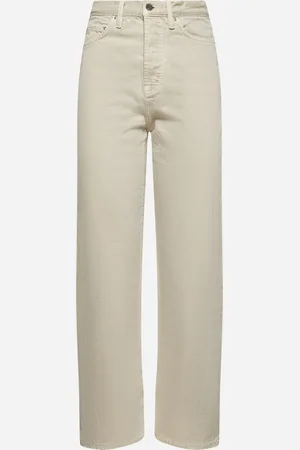 Totême Grey denim twisted seam jeans