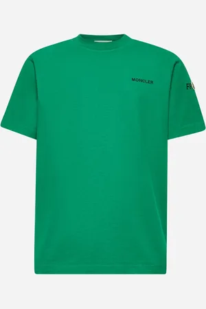 Moncler Green maxi logo Moncler x FRGMT T-shirt