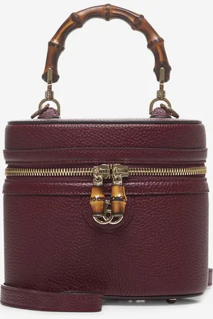 Gucci Burgundy mini Bamboo shoulder bag