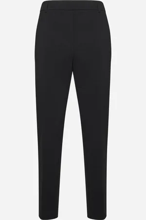 BLANCA Black Pelago slim tailored trousers