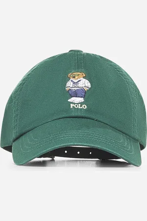 Ralph Lauren Green twill Polo Bear cap