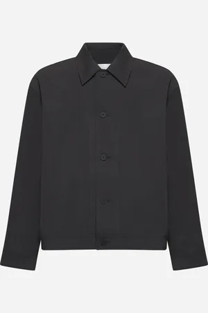 STUDIO NICHOLSON Grey technical twill Numa jacket