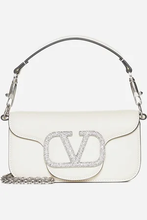 VALENTINO GARAVANI Ivory Locò small shoulder bag