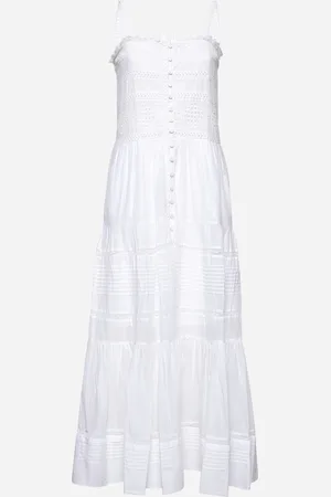 Marant Etoile White cotton voile Divine long dress