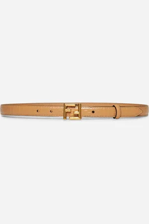 Fendi Beige leather FF belt