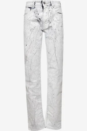 Maison Margiela White denim painted jeans