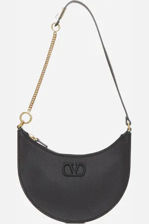 VALENTINO GARAVANI Black Vlogo Signature mini hobo bag