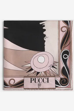 Puccini Stella print silk twill scarf