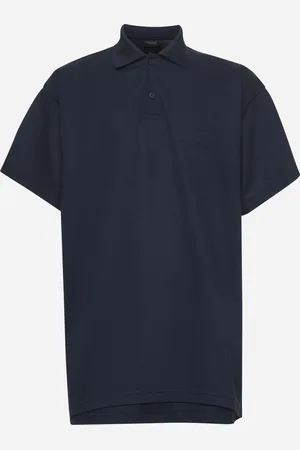 Balenciaga Blue piqué Intertwined polo shirt